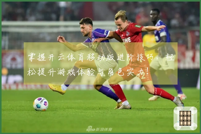 掌握开云体育移动版进阶技巧，轻松提升游戏体验与角色实力！